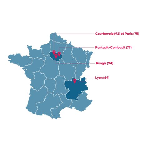 Carte France Implantation